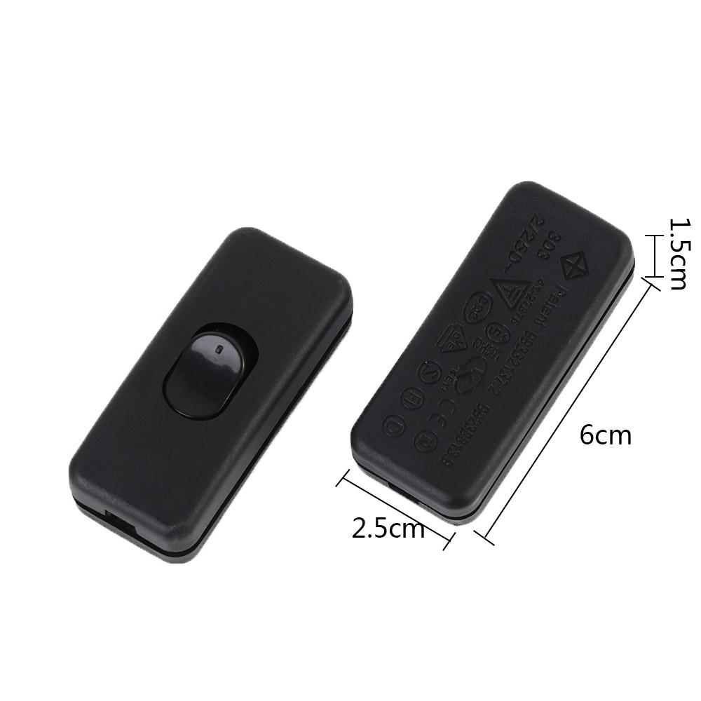 5Pcs/lot Table Lamp Desk Light Accessories Cord Cable Switches 110-250V