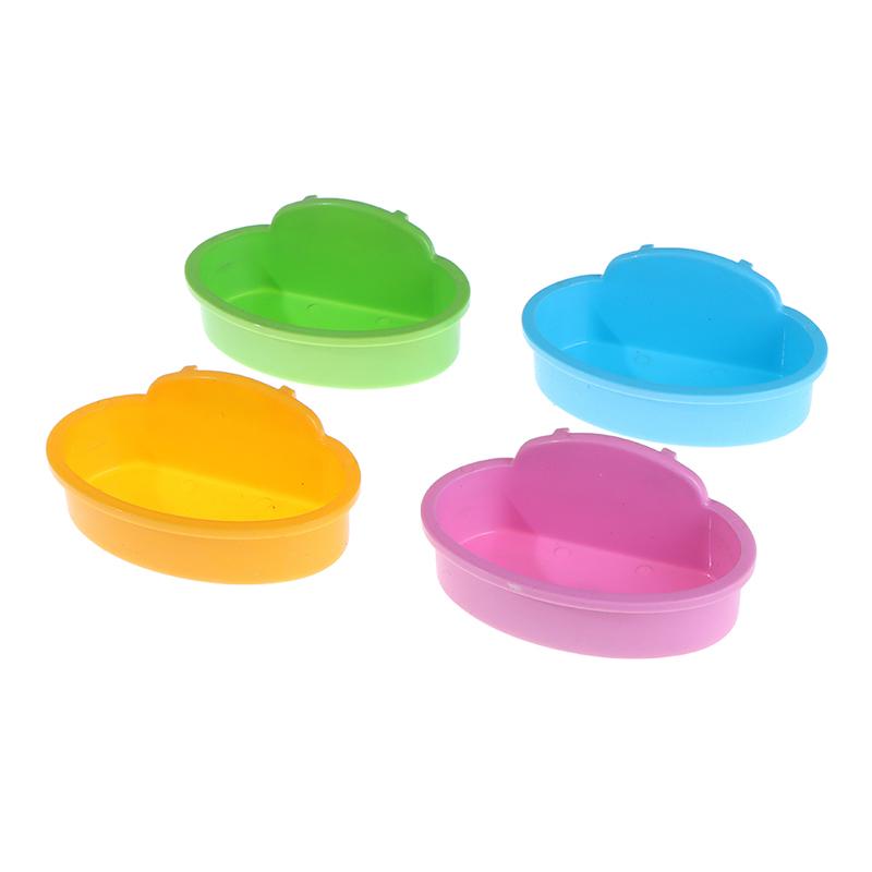 1Pc Bird Hamster Bowl Small Pet Cage Hanging Drink Food Feeder Cup