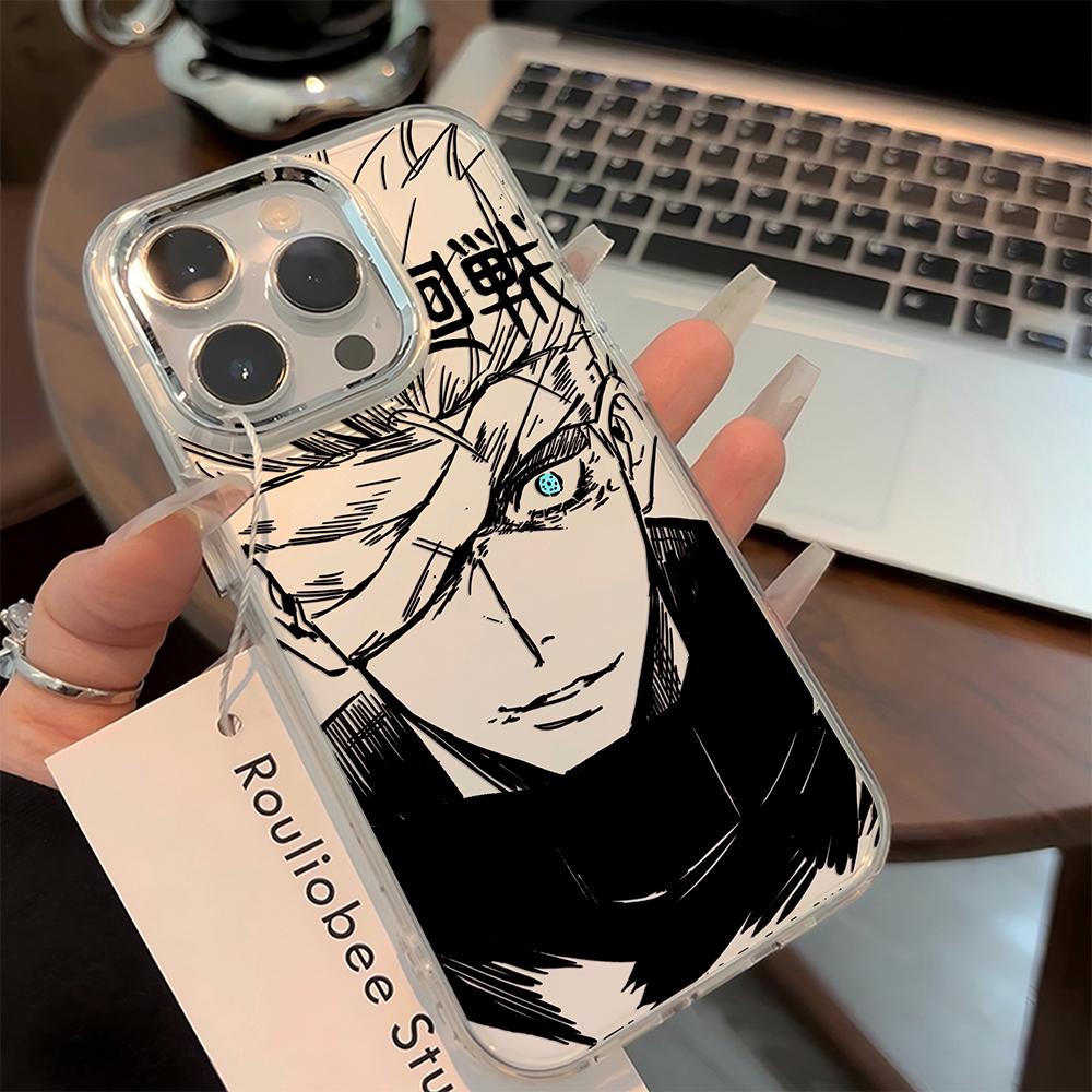 Black Anime New Jujutsu Kaisen Gojo Satoru Phone Case For Google Pixel 10 9 8 7 8A 9A XL Pro 4G 5G Soft Silicone TPU Back Cover