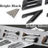 kfwhl7 For BMW 5 Series E39 E60 E61 F10 F11 G30 520d 523d 525i 528i 530e 535i 540e Car Styling Trunk Letter Emblem Rear Lid Logo Black