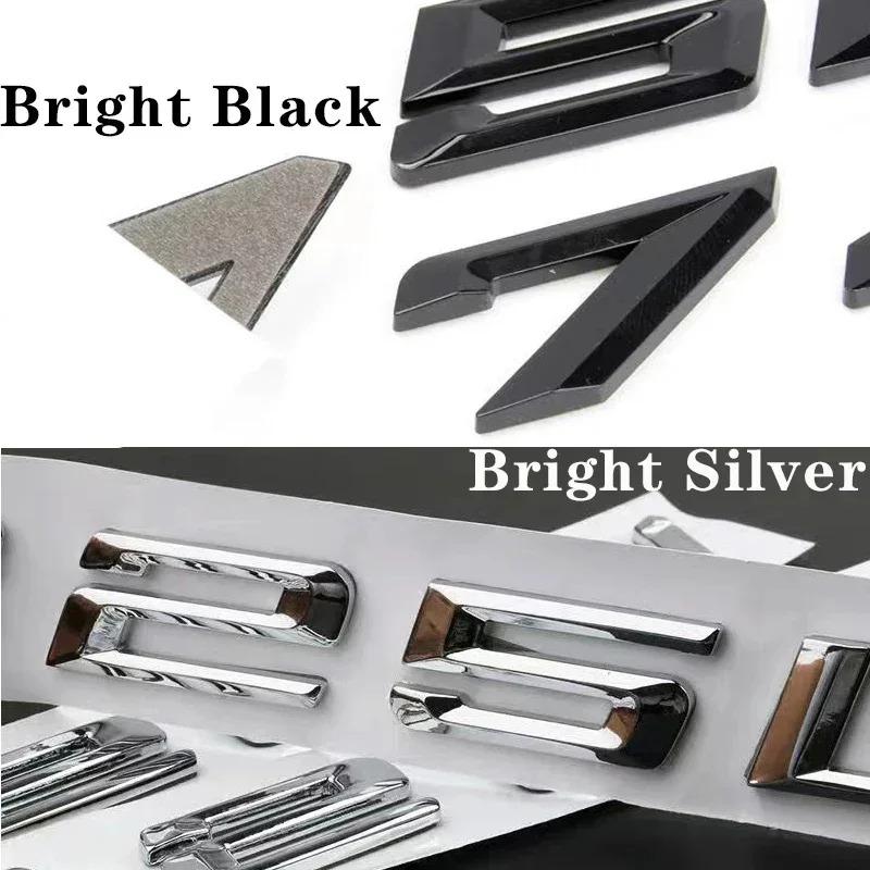 kfwhl7 For BMW 5 Series E39 E60 E61 F10 F11 G30 520d 523d 525i 528i 530e 535i 540e Car Styling Trunk Letter Emblem Rear Lid Logo Black