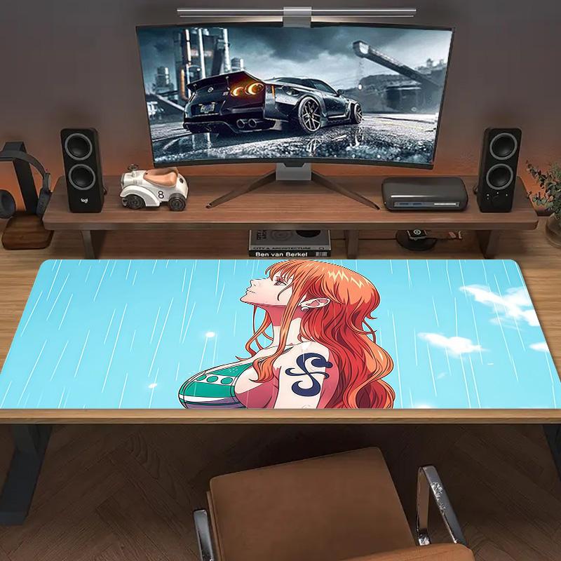 Nami Print Cushion Non-slip Laptop Tablet Big Mousepad XXL Mat Mini PC Playmat With Lock Edge