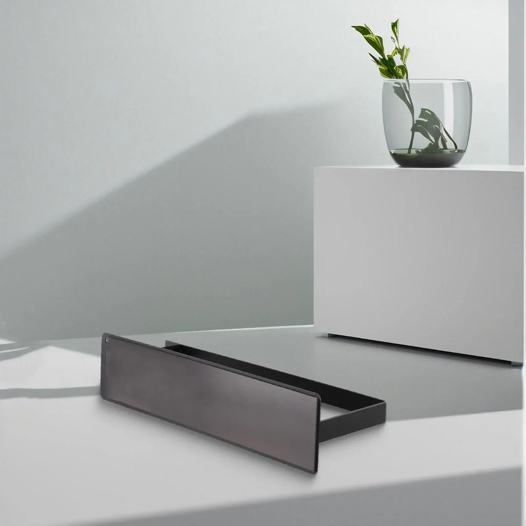 Brand New Household Accessories Towel Holder Hanger Storage Rack 1pc Black Color Carbon Steel Fridge Side Magnetic Force