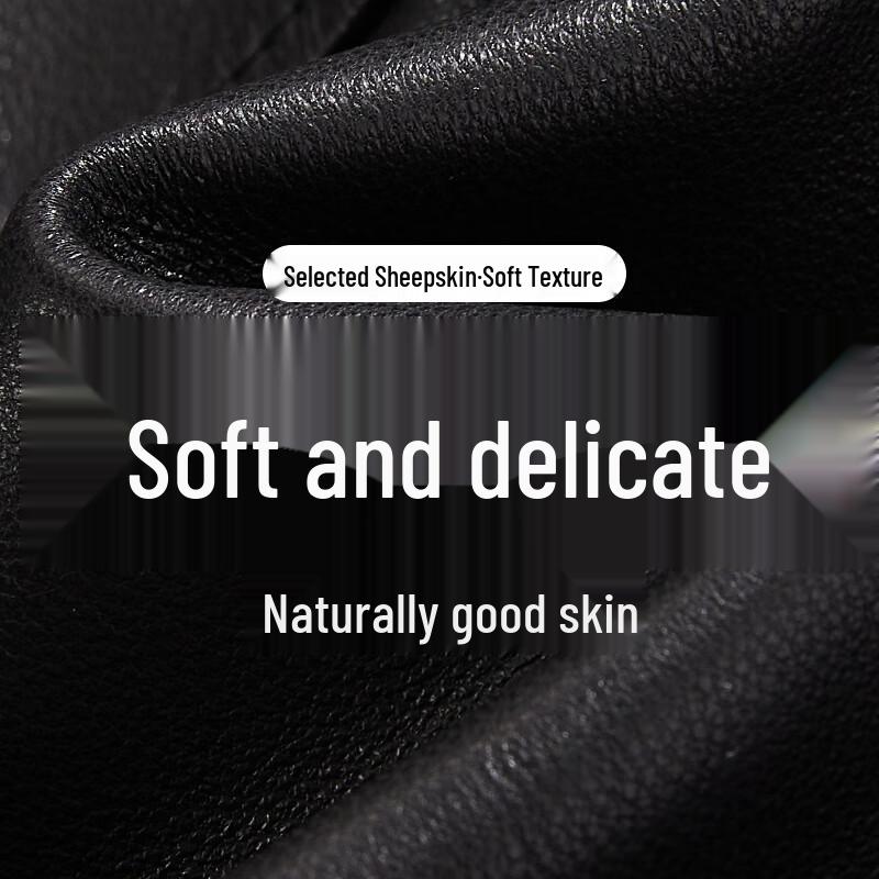 

CABBEEN Street Style Lambskin Leather Jacket 2XL