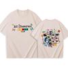 2025 Graphic Print Short Sleeve Unisex Women Tshirt Ed Sheeran Mathematics Tour Trendy Harajuku Unisex Oneck Casual Shirt Tops