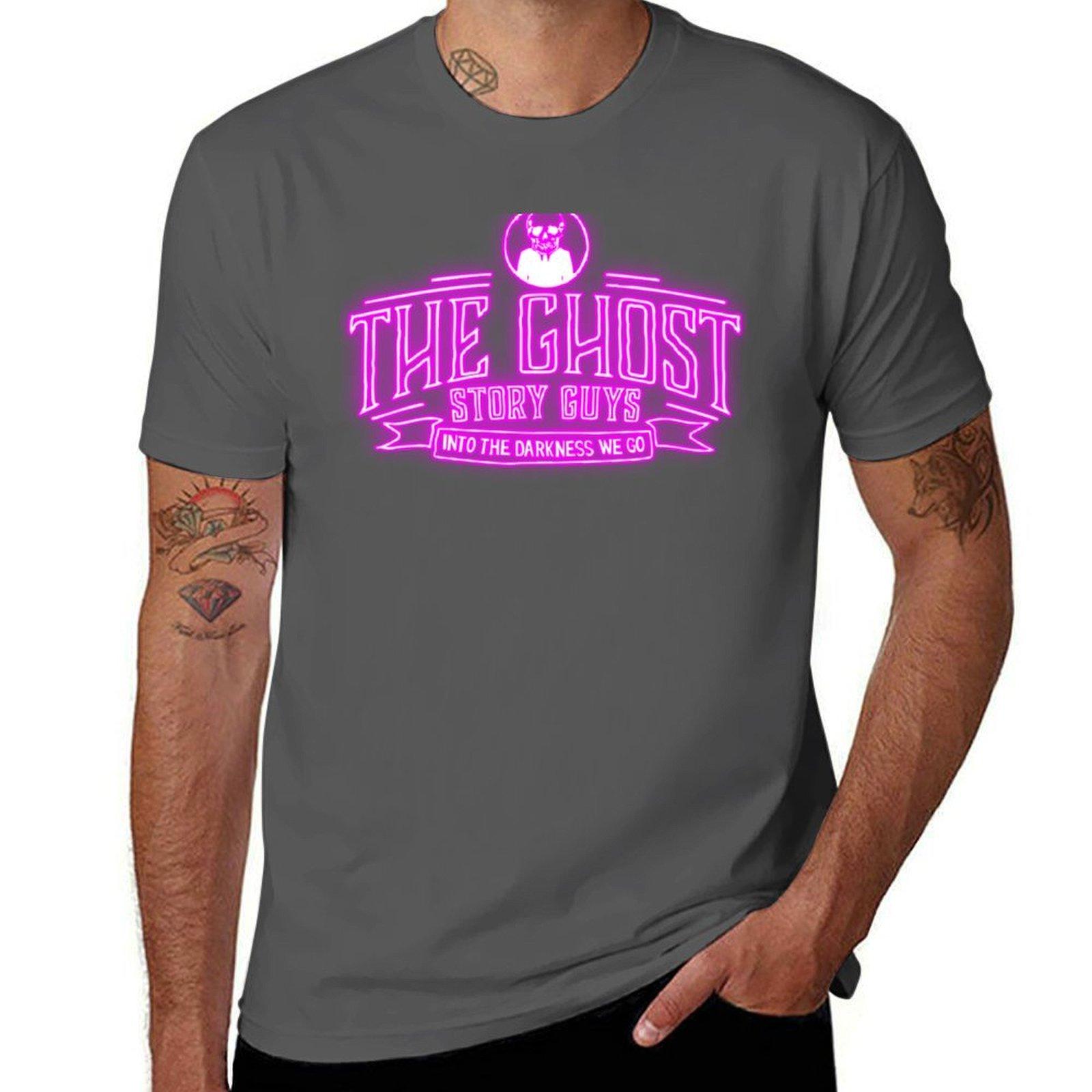 

Pink Neon, Ghost Story Guys Classic Logo T-Shirt man t shirt summer t shirts for man graphic vintage T-Shirt 4XL