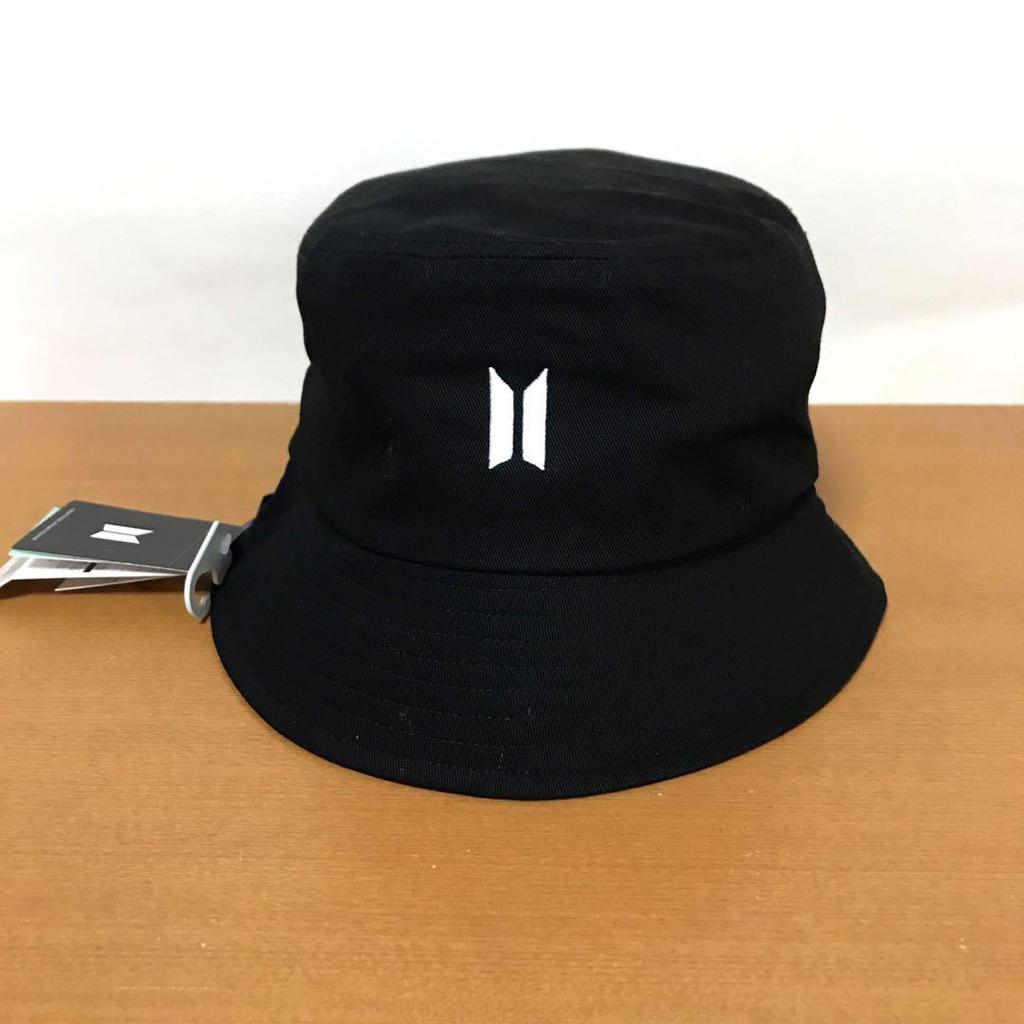 [USED] BTS Dynamite Bucket Hat, Black, 57cm