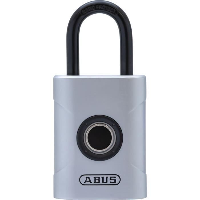 Cadenas - ABUS - 57/45 Touch - Ouverture biométrique - Résistant aux intempéries - Capteur 360°