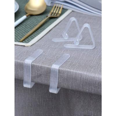Clip Transparente de Plástico para Mantel Clip Antideslizante para Mantel