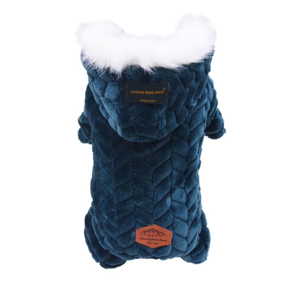 Winter Warm Pet Dog Jumpsuit Windproof Dog Clothes for Small Dogs Chihuahua Jacket Yorkie Costumes Shih Tzu Coat Poodle Outfits