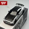 MINI GT 1:64 Nissan GTR 2024 Brilliant White Pearl Alloy Car Model 1045