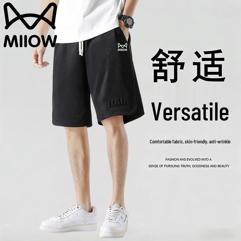 MiiOW Men s Ice-Feel Casual Sport Shorts L
