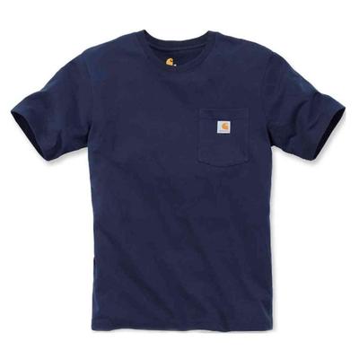 Carhartt Carhartt WORKER POCKET Short Sleeve Cotton K87 Navy S S/S T-SHIRTS T-shirt [item]