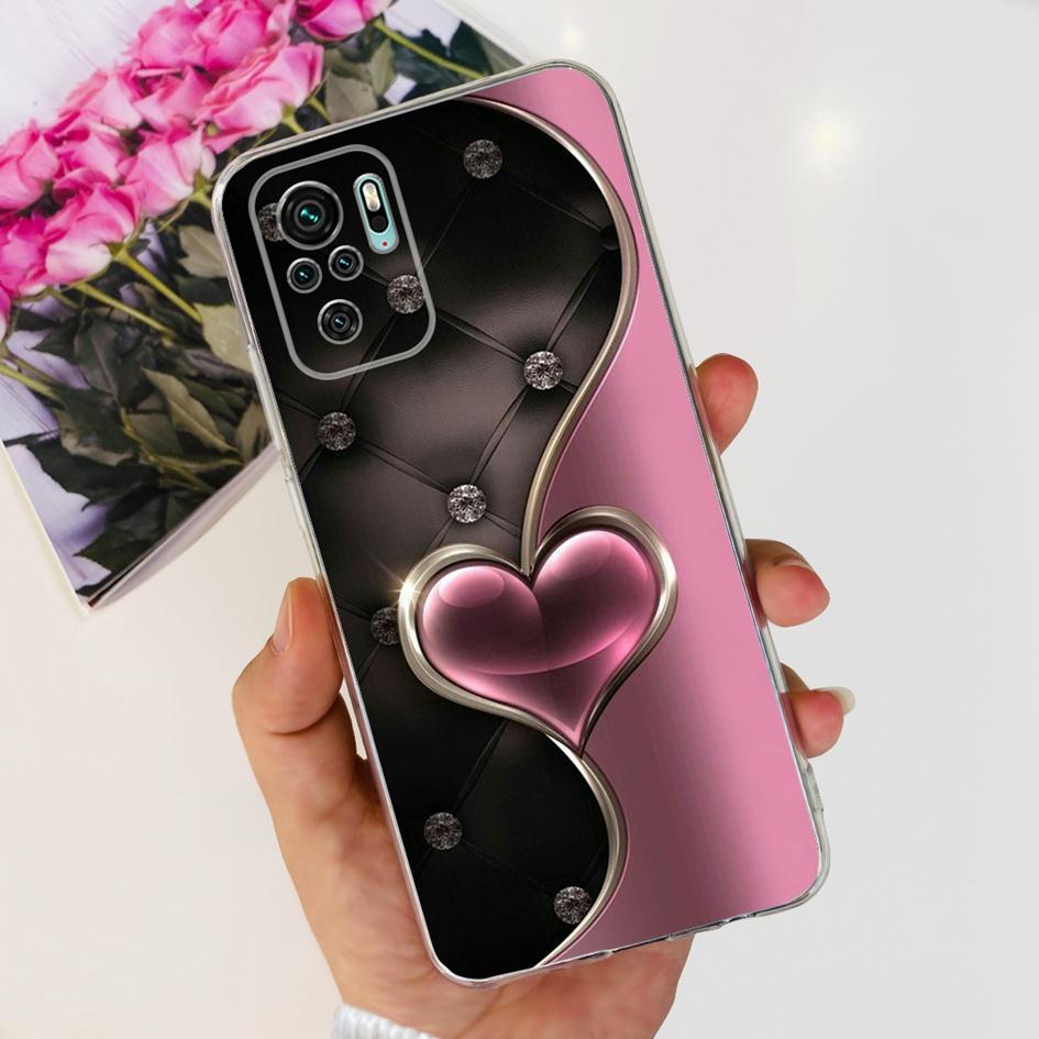 For Xiaomi Redmi Note 10 Pro Max Case Cute Fashion Butterfly Marble Soft Silicone Cover on Redmi Note 10S Note 10 S Note10 Funda