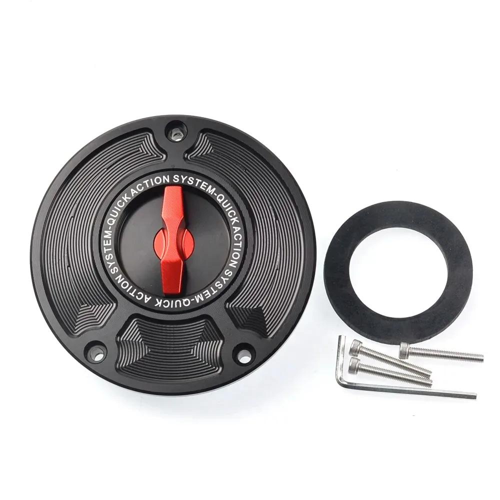 For CBR CBR1000RR ABS 2004-2013 CBR1000RR Fireblade CNC Fuel Gas Tank Cap Cover Aluminum Keyless Motorcycle Accessories