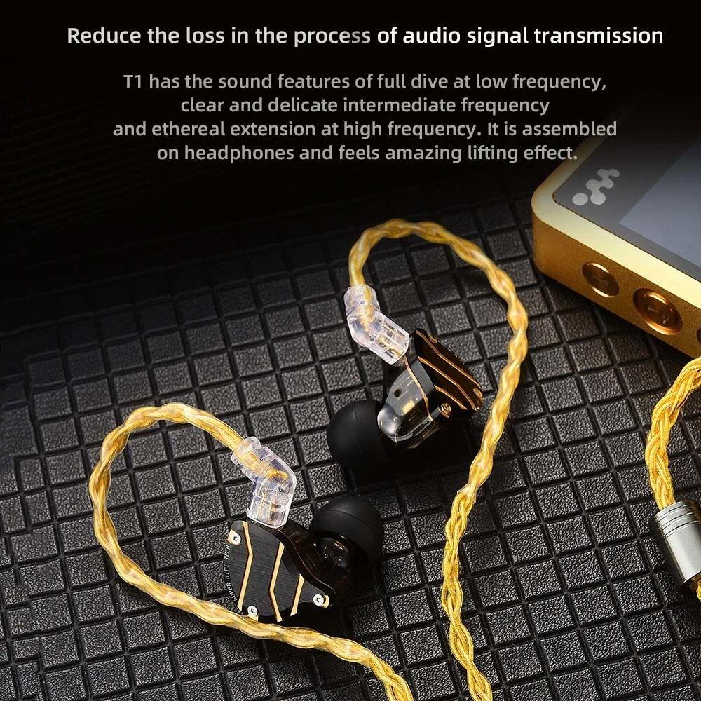 Silver Plated KZ Earphone Cable Upgrade Cord KZ Wired Headphones  For ZXN ZXT VK4