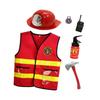 6-piece Children's Firefighter Costume Set, Vest, Party Accessories,