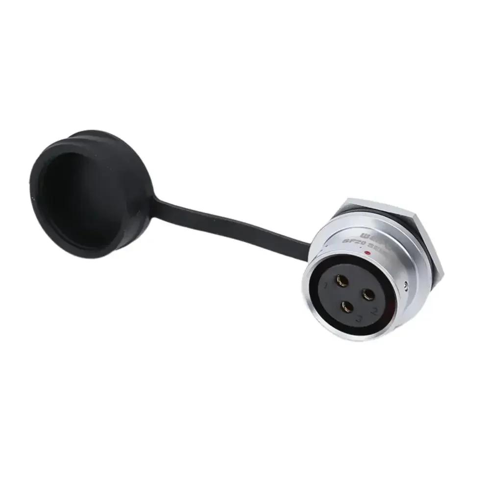 WEIPU SF20 SF2010/P SF2012/S Waterproof 2 3 4 5 6 7 8 9 12 15 Pin Industrial Power Aviation Connector M20 Rear Nut Seat IP67