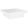 VidaXL Coffee Table White 90x90x28 Cm Chipboard.
