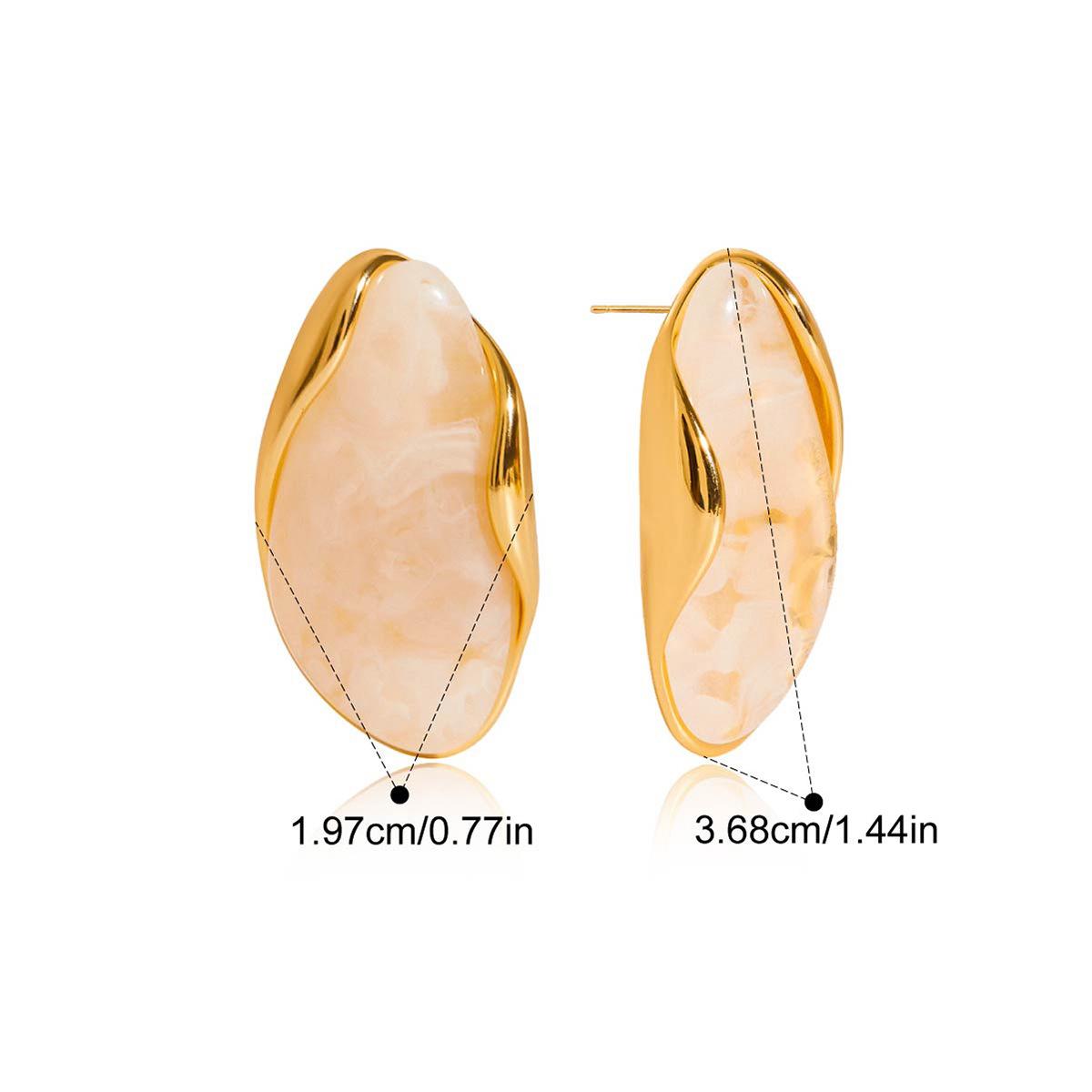 

Серьги Yori Candy из разноцветной смолы и нержавеющей стали, модные украшения в стиле Y2K, синие, желтые, красные, зеленые, шампанские аксессуары белый