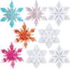 Ice Ling Snowflake Silicone Mold for DIY Resin Jewelry Pendants