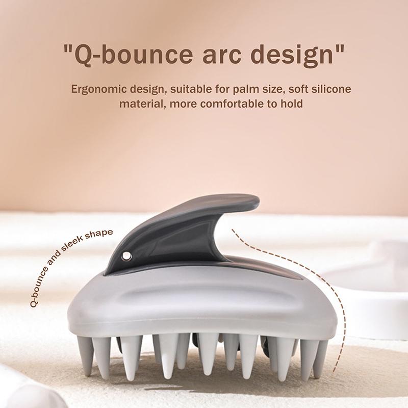 2-In-1 Shampoo Brush Head Scalp Massage Comb Hair Washing Comb Body Massage Brush Bath Shower Brush Salon Hairdressing Tool
