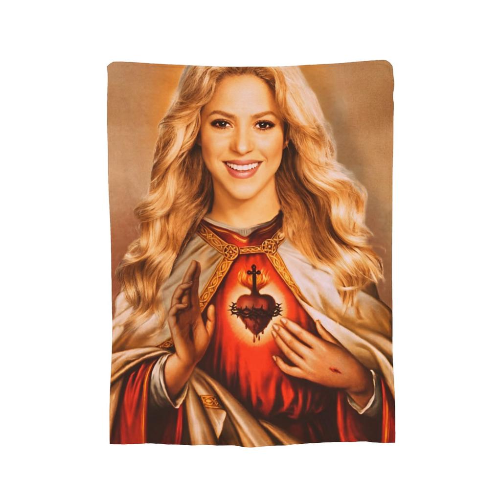 Singer Shakira Blanket Flannel Autumn/Winter  Breathable Super Soft Throw Blankets for Bedding Office Quilt