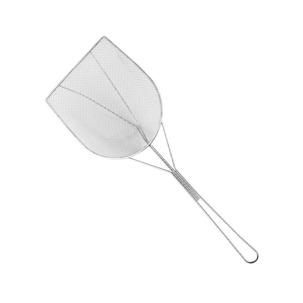 Durable 304 Stainless Steel Filter Spatula Coarse Mesh Premium Fine Mesh Filter Heat Resistant Fine Mesh Filter Spoon Tool