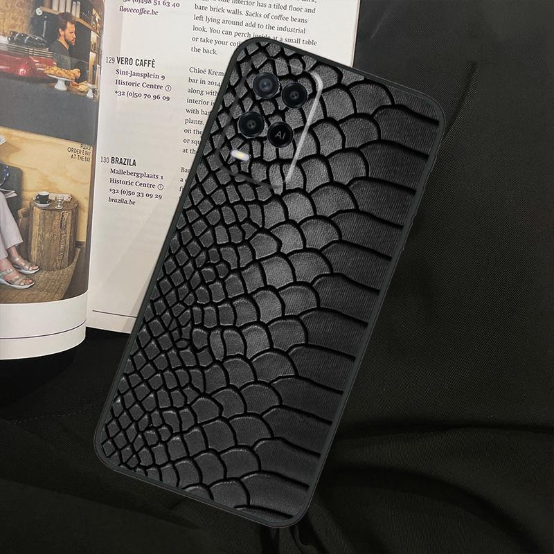 Snake Skin For Oppo A78 A98 A80 A40 A60 A18 A38 A58 A15 A17 A77 A74 A94 A54 A57S A16 A76 A96 Phone Case