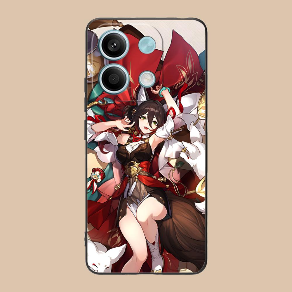 HSR Fugue Matte TPU Mobile Phone Case for POCO M7 M6 M5 M4 M3 X7 X6 X5 X4 X3 Pro GT 5G Colorful Printing Cover