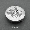 4Pcs 56+60mm Autobots Logo Transformers Badge Emblem Stickers Car Wheel Hub Center Caps Rim Cover Auto Decoration Accessories