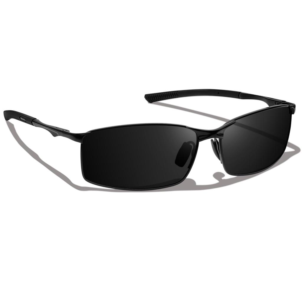 For Large Fishing [Rimerakea] Men's Sunglasses, Stylish, Black, Polarized, Driving, Sizes,