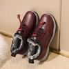 Winter new old Beijing cloth shoes velvet cotton shoes casual shoes thickened warm one pedal middle-aged and elderly snow boots