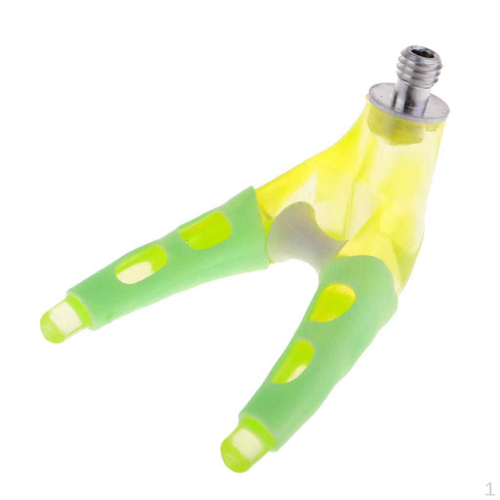 

Built Carp Fishing Rod Rest Holder Luminous Plastic Stand Bracket Support жёлтый