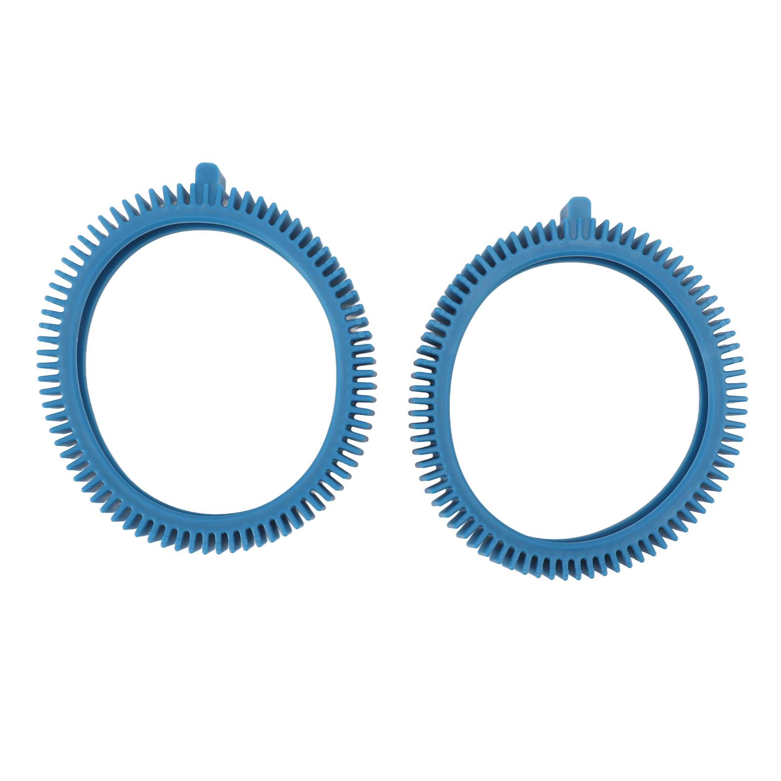 Kit de 2 pneus avant bleus 896584000 143 avec Super Hump pour pièces de rechange de nettoyeur de piscine blue