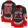 Custom Name Team Suits Gradient Graffiti Colorful Vintage Retro Breathable Pullover 3DPrint Casual V-Neck Hockey Jersey Shirts J