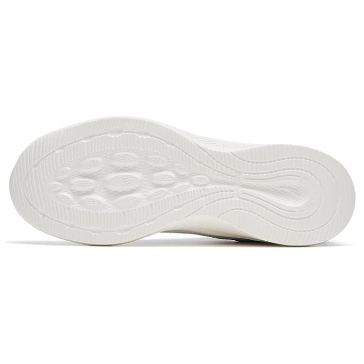 New Anta Walk Cushioning Low Top Casual Running Shoes Men's White Black Blue 912445573-1
