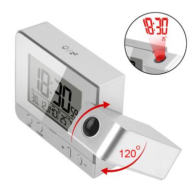 Indoor Temperature Humidity Digital Date Snooze Function Home Decoration Desk Table Led Clock Multifunction Projection Alarm Clock