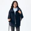Lanbu Women's 3-in-1 Winter Outdoor Jacket with Duck Down Liner
