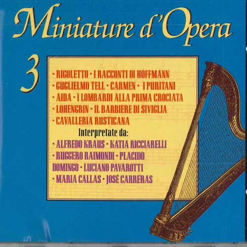 

CD VARIOUS - Miniature D opera NONE Euromeeting Ita Italy Classical Used