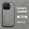 KEYSION Luxury Retro PU Leather Phone Case for Xiaomi 17T Pro 5G Soft Silicone+PC Shockproof Phone Back Cover for Xiaomi 17T