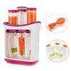 Homemade Baby Fruit Juice Squeezer Station Storage Bottles Bags Food Maker Kit