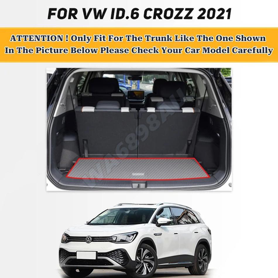 Custom High Quality Car Trunk Mat For VOLKSWAGEN VW ID.6 CROZZ 2025 Auto Anti Dirty Durable Leather Carpet