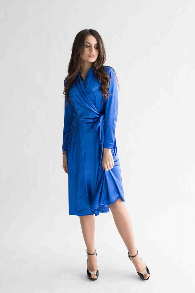 Velor Dress with Belt