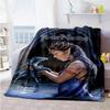 Gothic Illustrations Personalized Text Blanket Multi-purpose Customizable Blanket Durable Comfort Great for Office Picnics Living Room Bedding