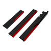 1 Pair 6 PCS 2M/2.2M Universal Side Skirts Extension Rocker Panels Lip Splitters BMW ABS Car Accessories Car