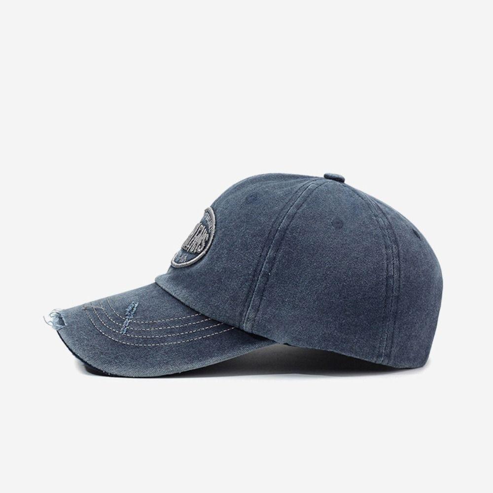 Letter NEWORLEANS Distressed Faded Cap Broken Hole Sunscreen Hats  For Man Women Outdoor Sports