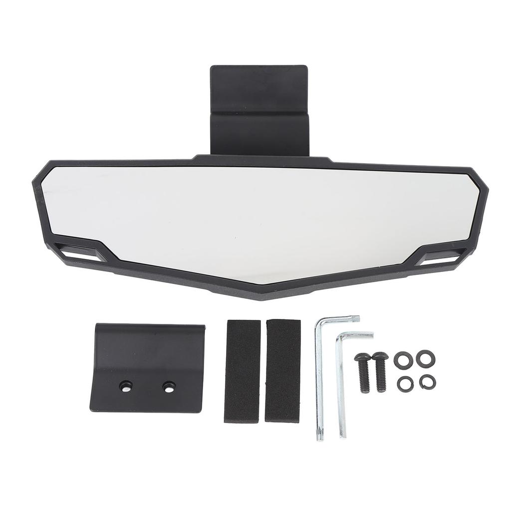 UTV Center Rear View Mirror Wide Clear Convex Center Mirror Replacement for Polaris Ranger XP 1000 Ranger XP 1000 Crew