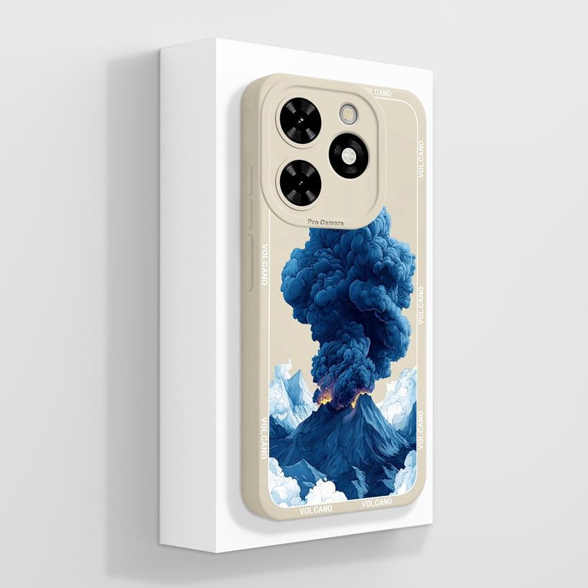 For Tecno Pop 10C Camon 40 Pro Premier Phone Bags Cute Black Cat Patterns Liquid Silicone Anti Fall Durable Premium Protection Cases For Tecno Housing