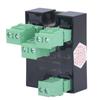 BERM 3 Phase Solid State Relay Mini SSR Relay Connector Kit 4‑32VDC Input 24‑480VAC Output
